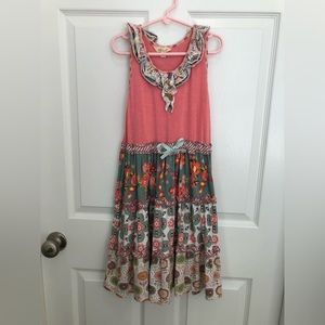 Maltilda Jane Pink Multi Patterned Dress